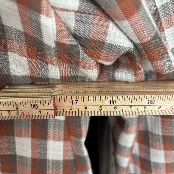 Nine West Checkered Brown Plaid Blazer Espresso Officewear XS — Double-Breasted - Picture 6 of 7